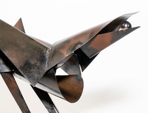 Brutalist Bird Sculpture Attributed to William Bowie (7234798256285)