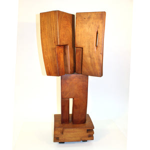 Bronka Stern 'The Shrine' Mid-Century Constructivist Spiritual Wood Sculpture (6719717310621)