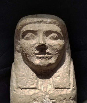 Egyptian Canopic Jar With Head of Imsety (6720022413469)