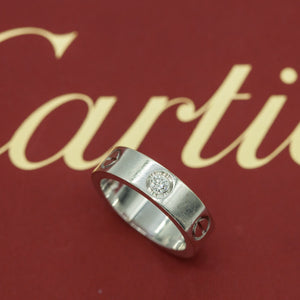 Cartier LOVE Ring in Gold with Diamonds Full View 2 (6719958614173)