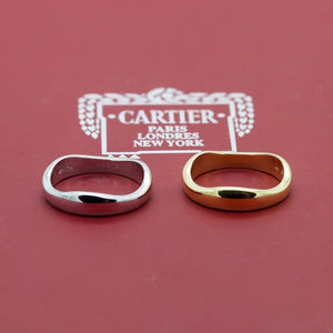 Cartier Wave Stack Rings in Two-Tone Gold