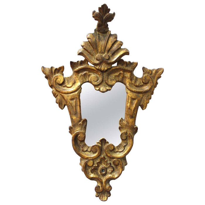 Cavallo Baroque Revival Carved Giltwood Mirror