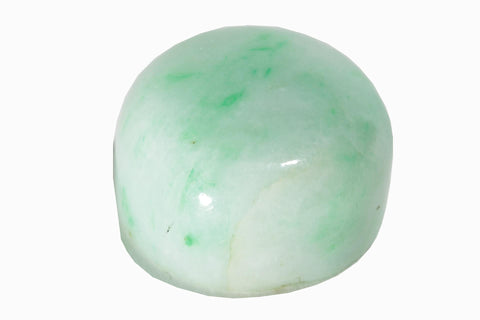 Chinese Jade Amulet in Dome Shape