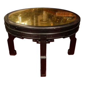 Eglomise Top Coffee Table Art Deco Era (6719621496989)