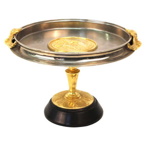 Continental Grand Tour Tazza with Neoclassical Medallion (6719966904477)
