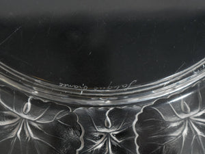 Lalique Honfleur Bowl and Dish Set in Crystal, French (6719589548189)