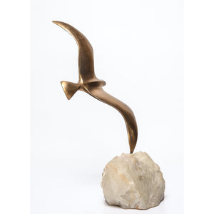 Curtis Jere Modern Brass Bird Mid-Century Sculpture (6720019660957)