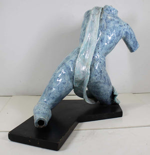 De Rosa For San Paolo Italian Glazed Ceramic Sculpture Of Female Nude (6720007897245)