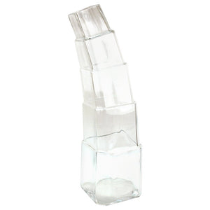 Denizli Modern Stacked Leaning Glass Vase (6719955075229)