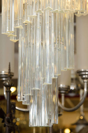 Italian Mid-Century Modern Five-Tier Murano Glass Chandelier by Camer (6720001179805)