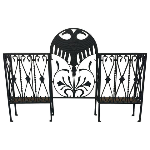 Diederich Style Iron Hall Tree or Umbrella Stand