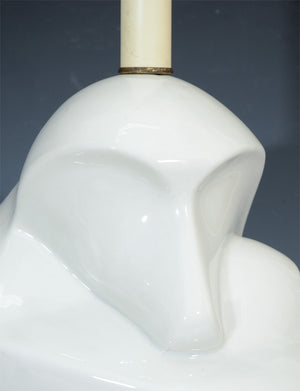 Modernist Ceramic Baboon Lamp (6719625429149)