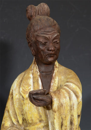 Marcello Fantoni Ceramic Sculptural Asian Figures, Signed (6719647154333)