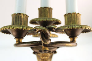 Edward F. Caldwell & Co. American Neoclassical Revival Gilt Bronze Sconces detail (6719885082781)