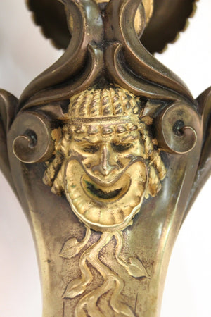 Edward F. Caldwell & Co. American Neoclassical Revival Gilt Bronze Sconces detail (6719885082781)