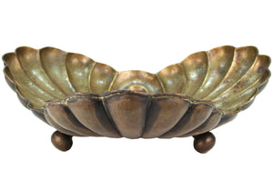 Egidio Casagrande Italian Modernist Monumental Brass Vessel (6719874793629)