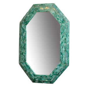 Maitland-Smith Large Tessellated Marble Mirror (6719823544477)