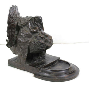 Emilio 'Elia' Sala Italian Animalier Bronze Turkey Sculpture with Tray (6719986630813)