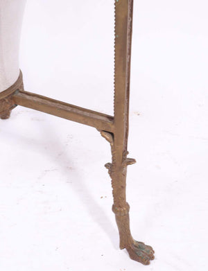 Empire Revival Style Gueridon Bronze Pedestal Table With Planter (6719967625373)