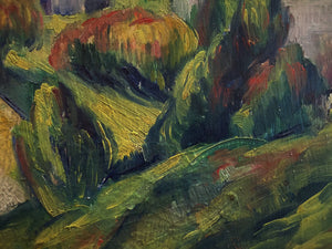 Ernest Fiene A Connecticut Village Landscape Painting (6719760498845)