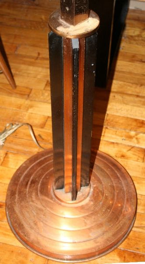 Eugene Printz French Art Deco Torchiere Floor Lamp (6719802441885)