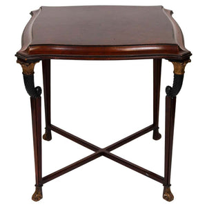Empire Style Parcel Ebonized Occasional Table (7231863193757)