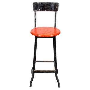 Red and Black Tall Stool (7231892848797)