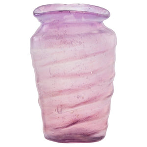 Contemporary Hand-Blown Purple Glass Vase (7302177292445)