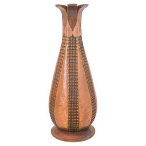 Monumental Secessionist Carved Wood Vase (8046859092275)