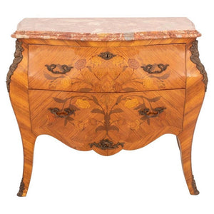 French Louis XV Style Marquetry Commode / Dresser (8054872801587)