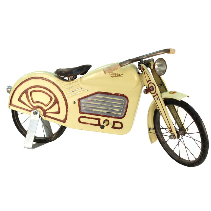 French 1930's Child Bicycle in Form of Motorcycle