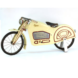 French 1930's Child Bicycle in Form of Motorcycle (6719736840349)