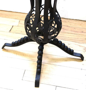 French Art Deco Wrought Iron and Brass Planter Stand (6720006389917)