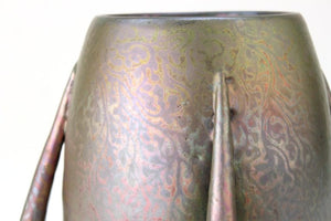 French Art Nouveau Clement Massier 'Golfe-Juan' Ceramic Luster Vase (6719889670301)