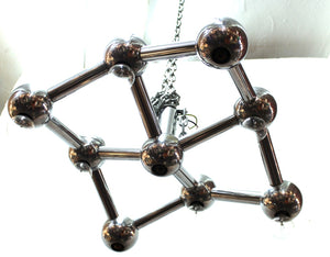 George Kovacs Molecular Style Chandelier in Chrome bottom (6719857524893)
