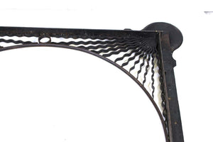 German Aesthetic Movement Fireplace Surround In Hand-Wrought Iron