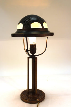 German Darmstadt Jugendstil Table Lamp Attributed to Peter Behrens (6719892455581)