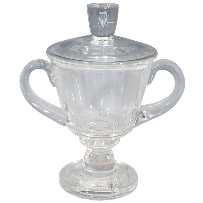 Steuben Glass 1930s Covered Trophy Urn With Lid