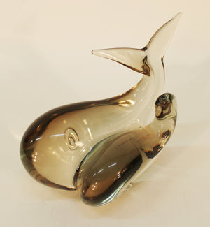 Glass Sculpture of Whales (6719740706973)