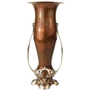 Gorham American Art Nouveau 'Athenia' Silver Vase  (6719927746717)