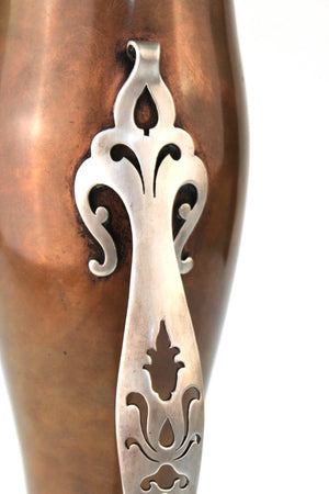 Gorham American Art Nouveau 'Athenia' Silver Vase  handle (6719927746717)