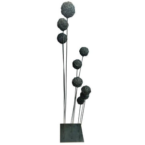 Harry Bertoia Style Modernist Kinetic Wire Ball Sculpture (6719811682461)