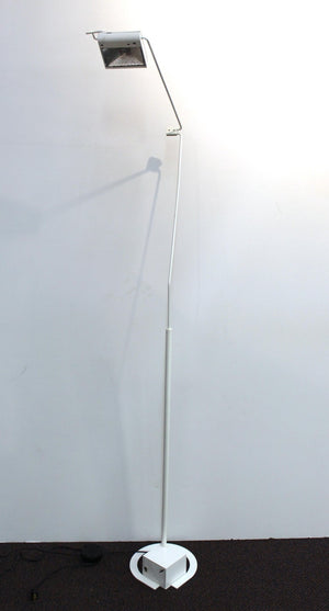 Hartmut Engel German Postmodern White Metal Floor Lamp front (6719932104861)