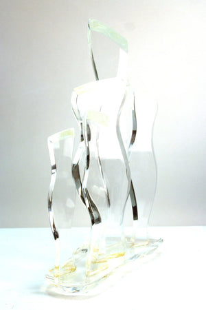 Hivo Van Teal Mid-Century Modern Abstract Lucite Sculpture (6719920865437)