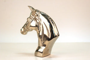 Horse Head Sculpture in Polished Cast Metal side (6719832227997)