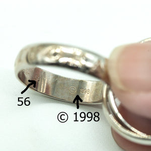 Cartier "OR AMOUR ET TRINITY' Ring In White Gold (6719984828573)