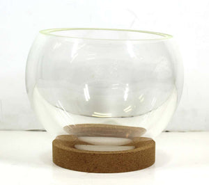 Dr. Peter Schlumbohm Modernist Glass Bowl On Cork Base (6719996952733)