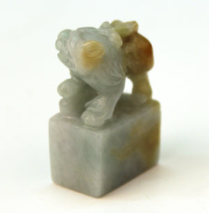 Chinese Jade Chop Seal with Foo Dog (6719998623901)