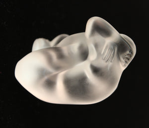Modern Lalique Crystal Art Glass Nude Figurine (6719991447709)
