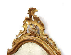 Baroque Style Gilt Wood Mirror  (6719840845981)